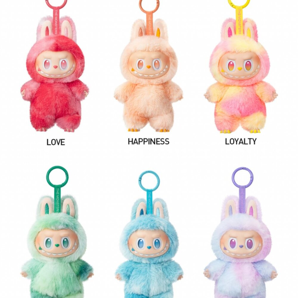 NEW SEALED Auth PopMart Labubu The Monsters Big Into Energy Vinyl Plush Pendant